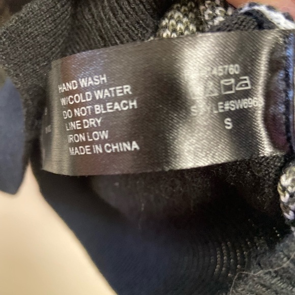 Astr argyle cardigan black womens size small‎ - Picture 3 of 4